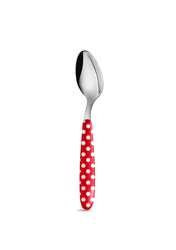 Cucchiaino Rosso con puntini
