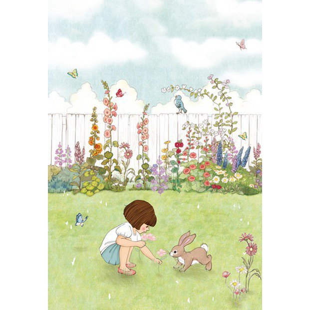 Postcard in The Garden