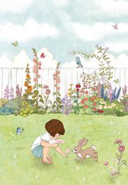 Postcard in The Garden