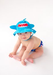 Zoocchini svømmesæt Sherman the Shark