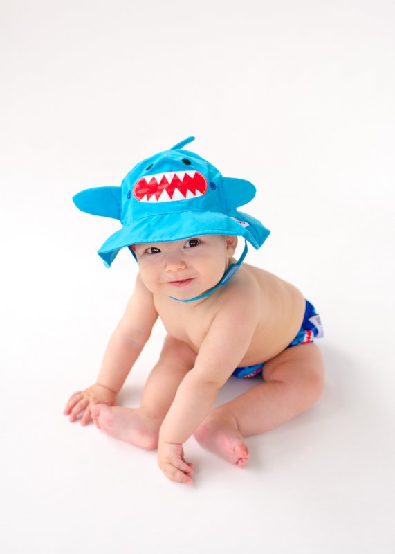 Zoocchini svømmesæt Sherman the Shark