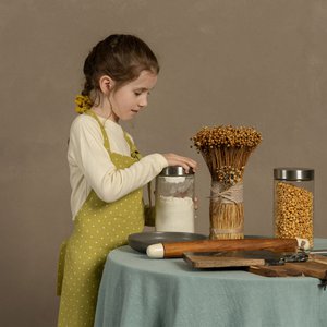 Linnen schort voor kinderen