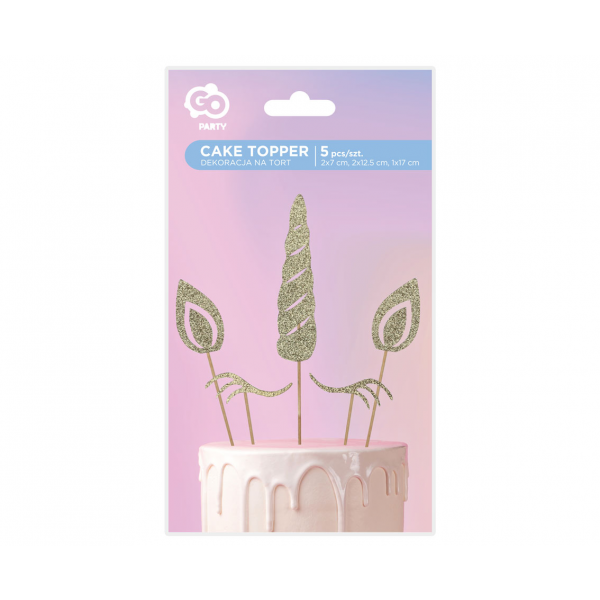 Tortenaufleger-Set Einhorn