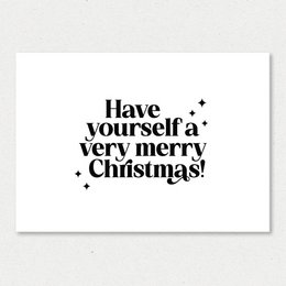 Kerstkaart | Have yourself a very merry Christmas