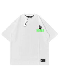 T-shirt Boxy Fit Bianca 100% Cotone Horda X3
