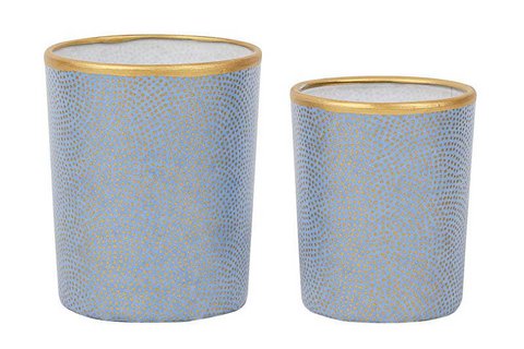 Medium Tealight Holder Made of Glass & Chiyogami Paper | Sugar cloud | Hand made