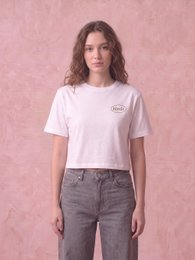 T-shirt Bijgesneden Donna Rest