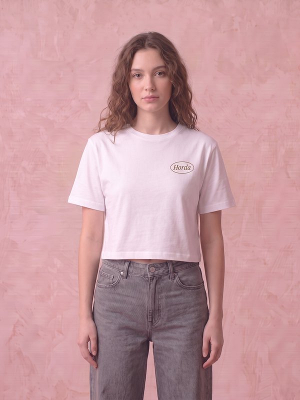 T-shirt Bijgesneden Donna Rest