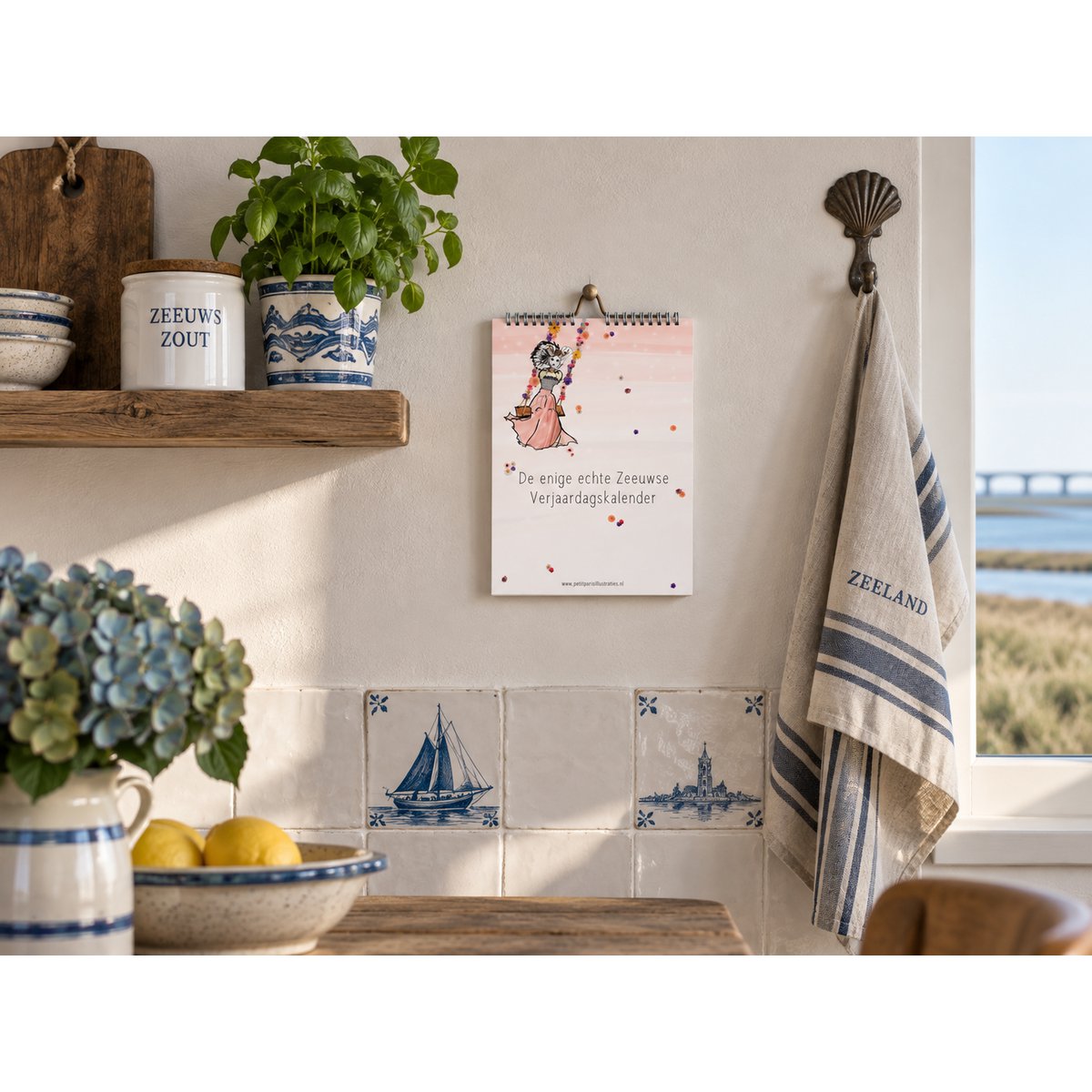 Zeeland souvenir - Zeeland Birthday Calendar – 12 months – Zeeland