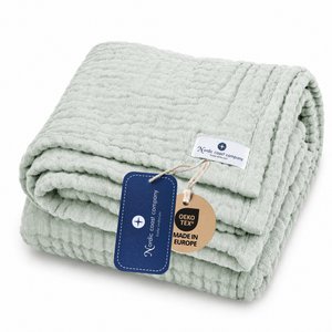 Mint 4 in 1 Muslin Baby Blanket