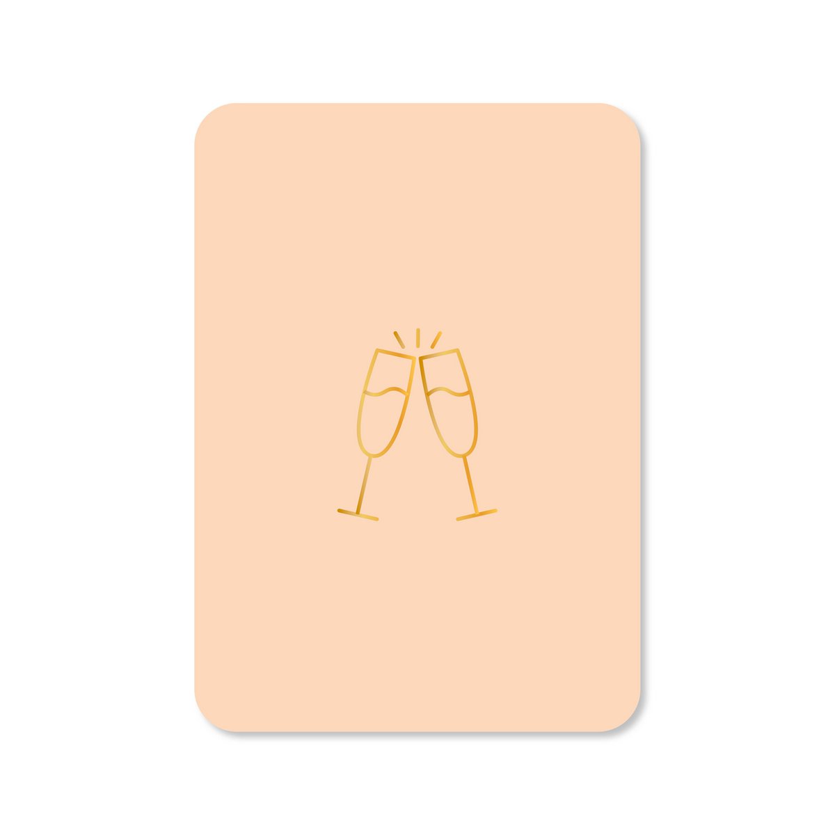 Card Santé (med guldfolie)