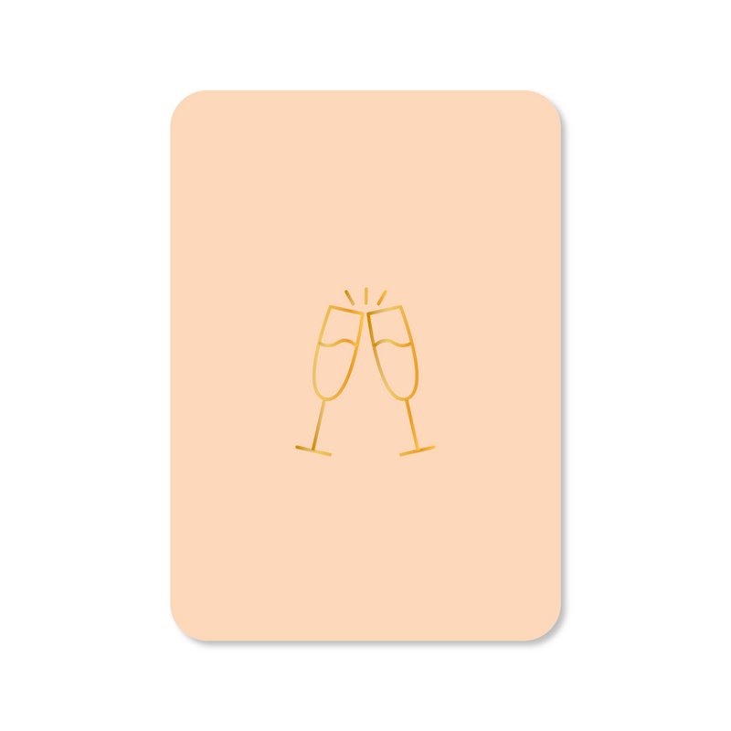 Card Santé (with gold foil)
