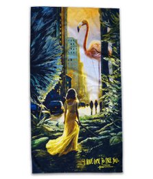 Beach Towel I Have Come To Free You - Algis Kriščiūnas