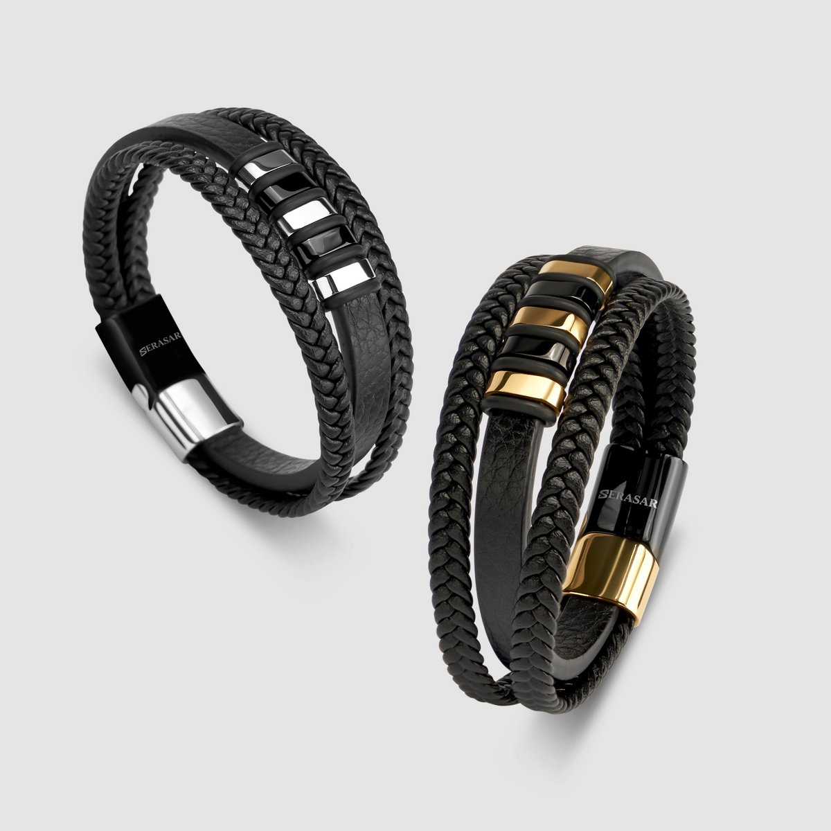 Bracelet en cuir "Gloire"