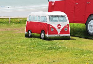 Volkswagen VW T1 Bus Kids Pop Up Tent/Red