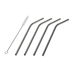 4PC STAINLESS STEEL STRAW