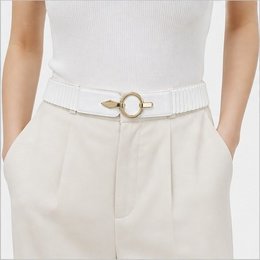 Cintura in vita da donna - 20+ colori - Pelle vegana - Fibbia in metallo - Elastica