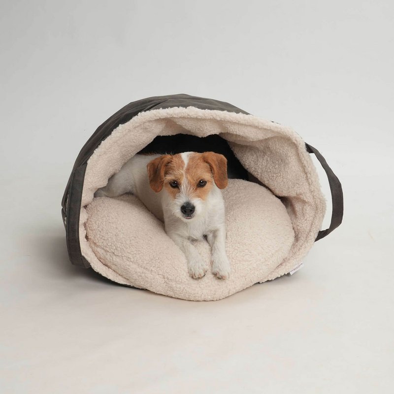 Hundekörbchen Shopper Little Basket Saddle graphit