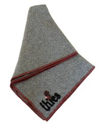 thies Eco Squirrel Wool Blanket grey