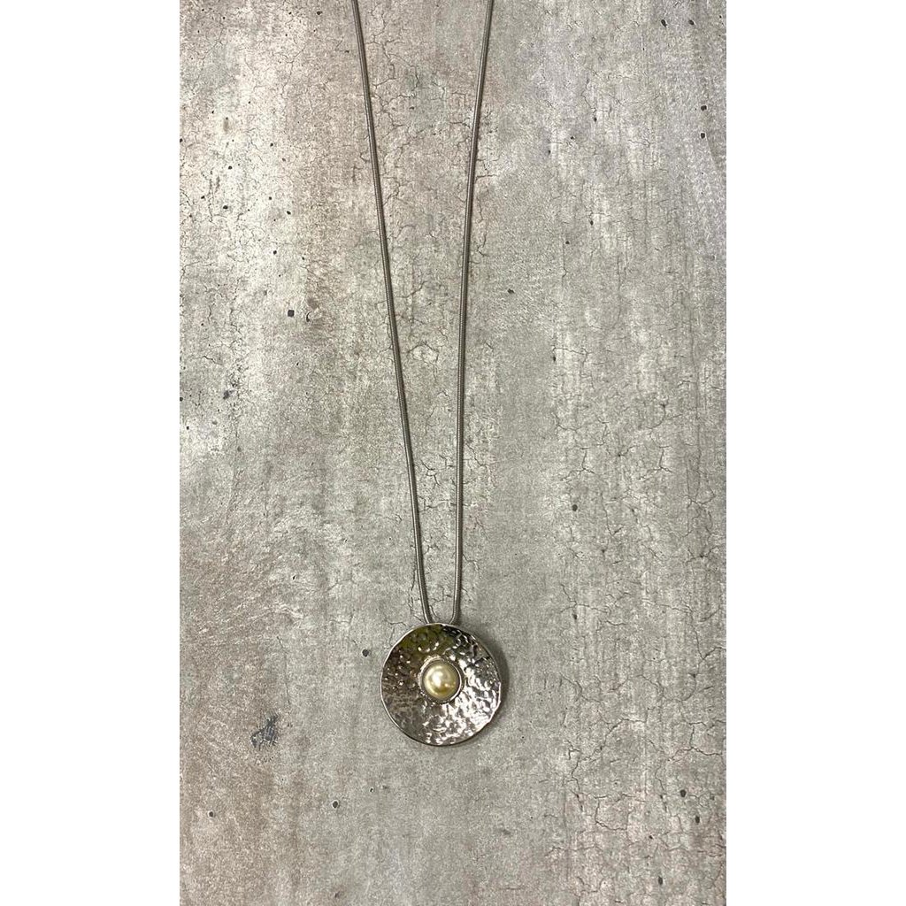 Reflex Collection Lange Perlenkette - Silber