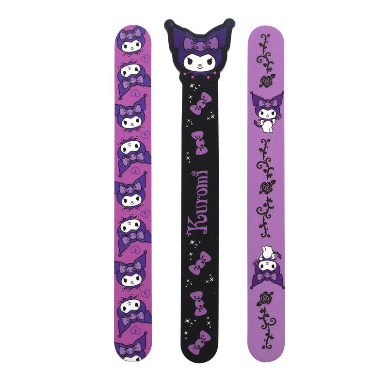 Set von 3 Kuromi -Nagel -Dateien