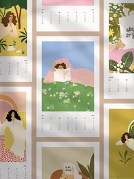 2023 Illustreret kalender af Alja Horvat - Månedskalender