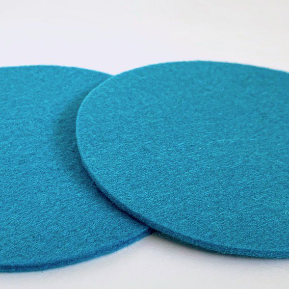 Felt Coasters - Round - set of 4
