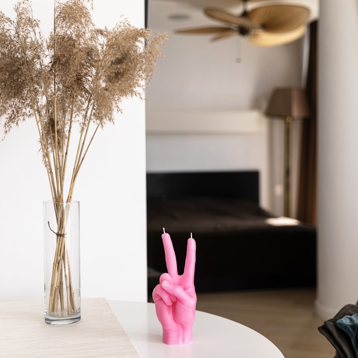 Peace Candle Pink