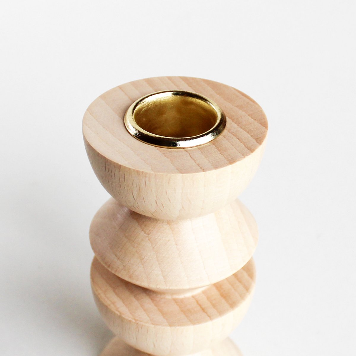 Totem-Kerzenhalter aus Holz - Tall Nº 3