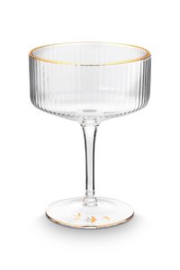 Champagne Coupe Ribbed Gold 300ml