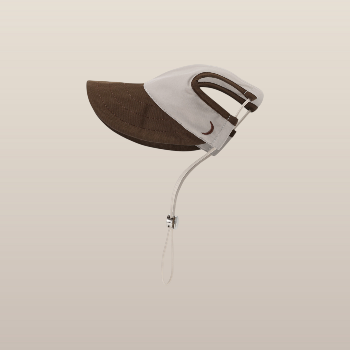 Chalky Hat – Protection UV et pluie pour animaux de compagnie – Taupe français