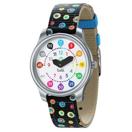 Twistiti - Educational Children Watch for 6+ with NUMBERS Dial, Waterproof 50M, Easy Change Strap - Dots