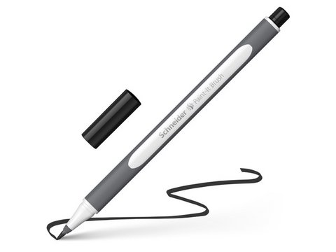 Brushpen Schneider Paint-It 070 zwart