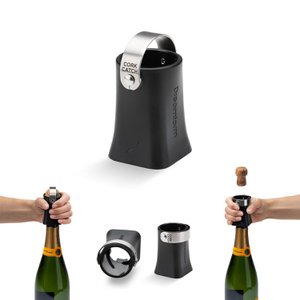 Champagne corker CHAMPOP, black