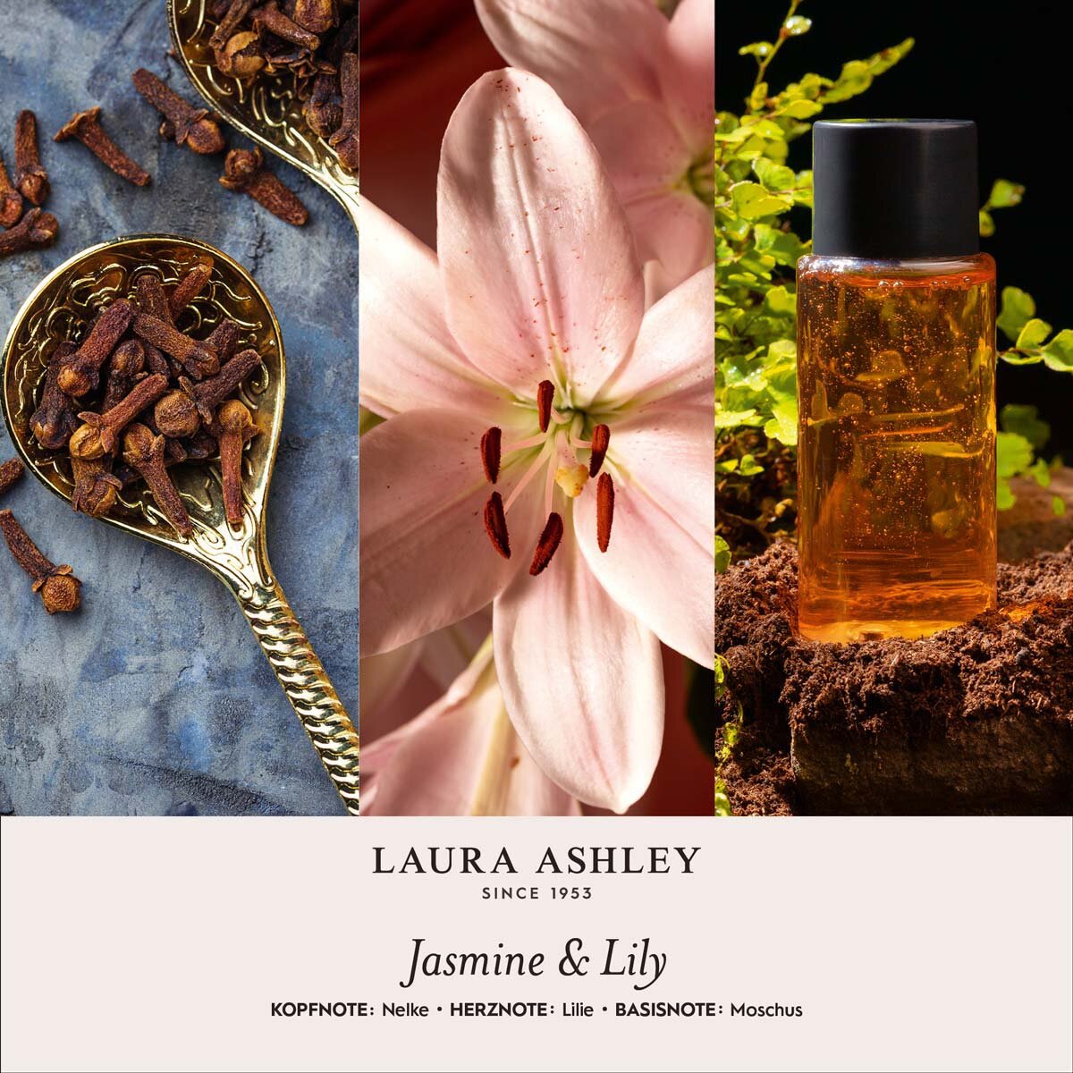 Duftkerze Laura Ashley Jasmine & Lily - 400g
