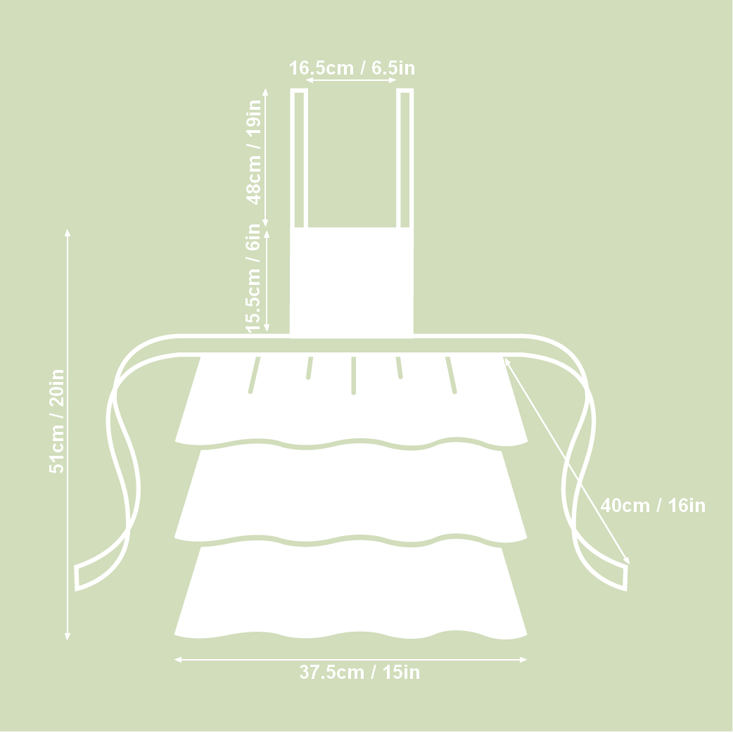 Kids Apron, Poly-cotton Mix, Printed | Botanico