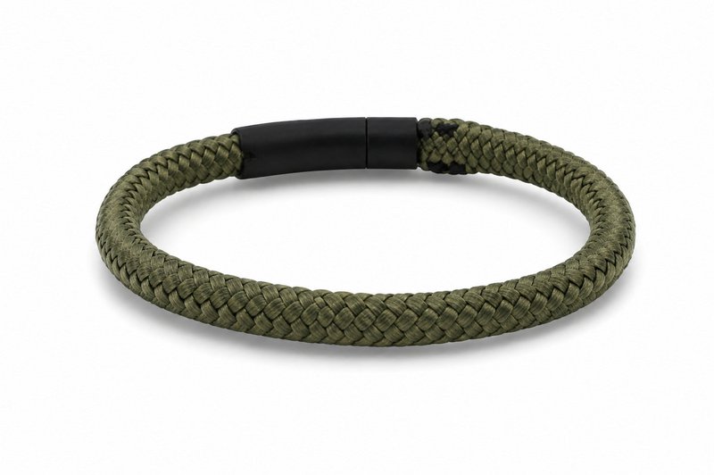 Seilarmband 6mm - Ruyter-Kollektion | Ausgabe schwarz