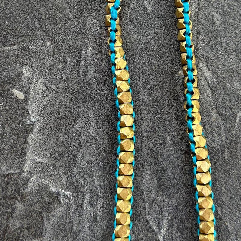 collar Dokra hecho a mano "Solid Love"