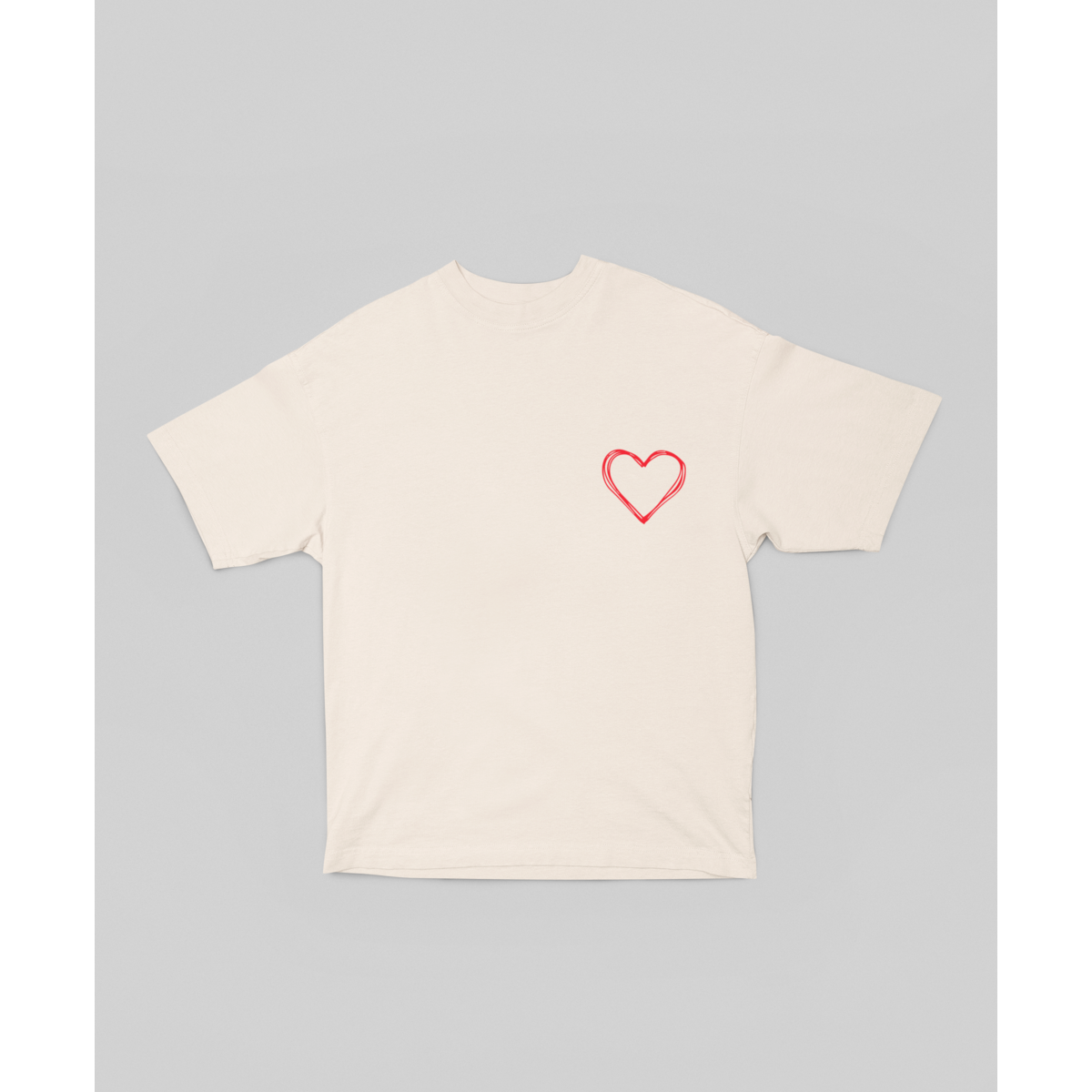 T-shirt oversize Cuore