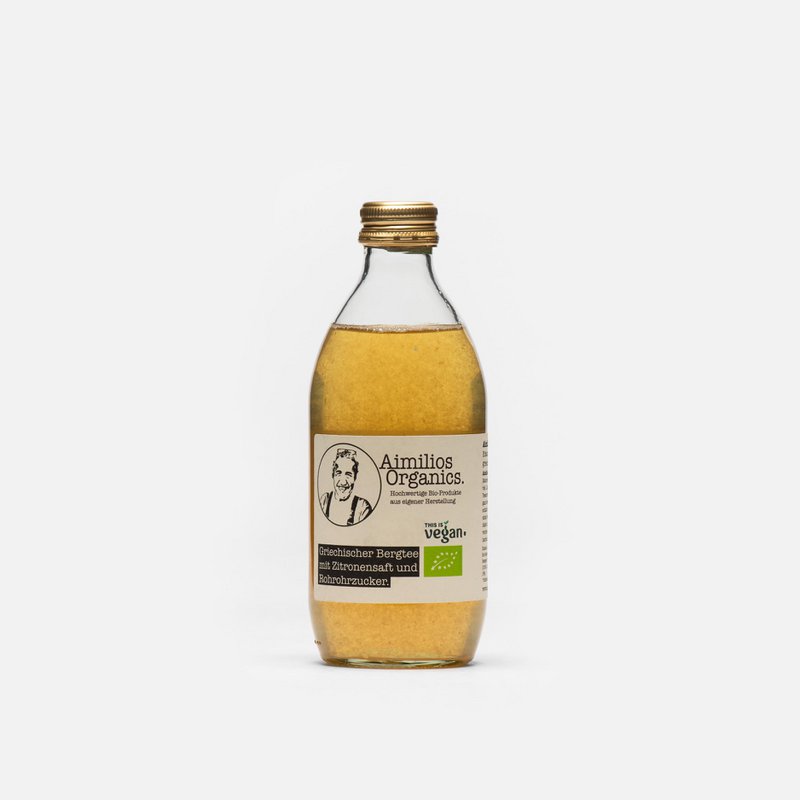 Griechischer Bio-Bergtee 0,33l Flasche (Einweg)