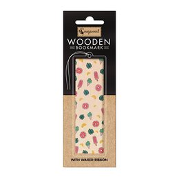 Marcapáginas de madera Helado