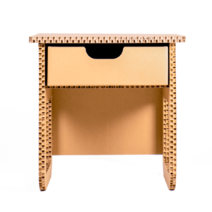 Cardboard Open Bedside Table