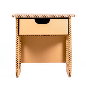 Cardboard Open Bedside Table