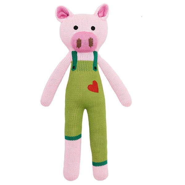 Kuscheltier Schwein gestrickt