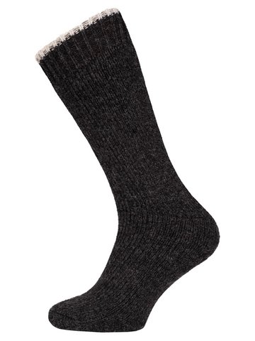 Ein Paar 80% Wollsocken Inu Extra Warm Mit Frottee Winter