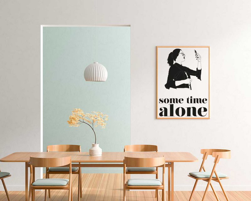 SOME TIME ALONE POSTER