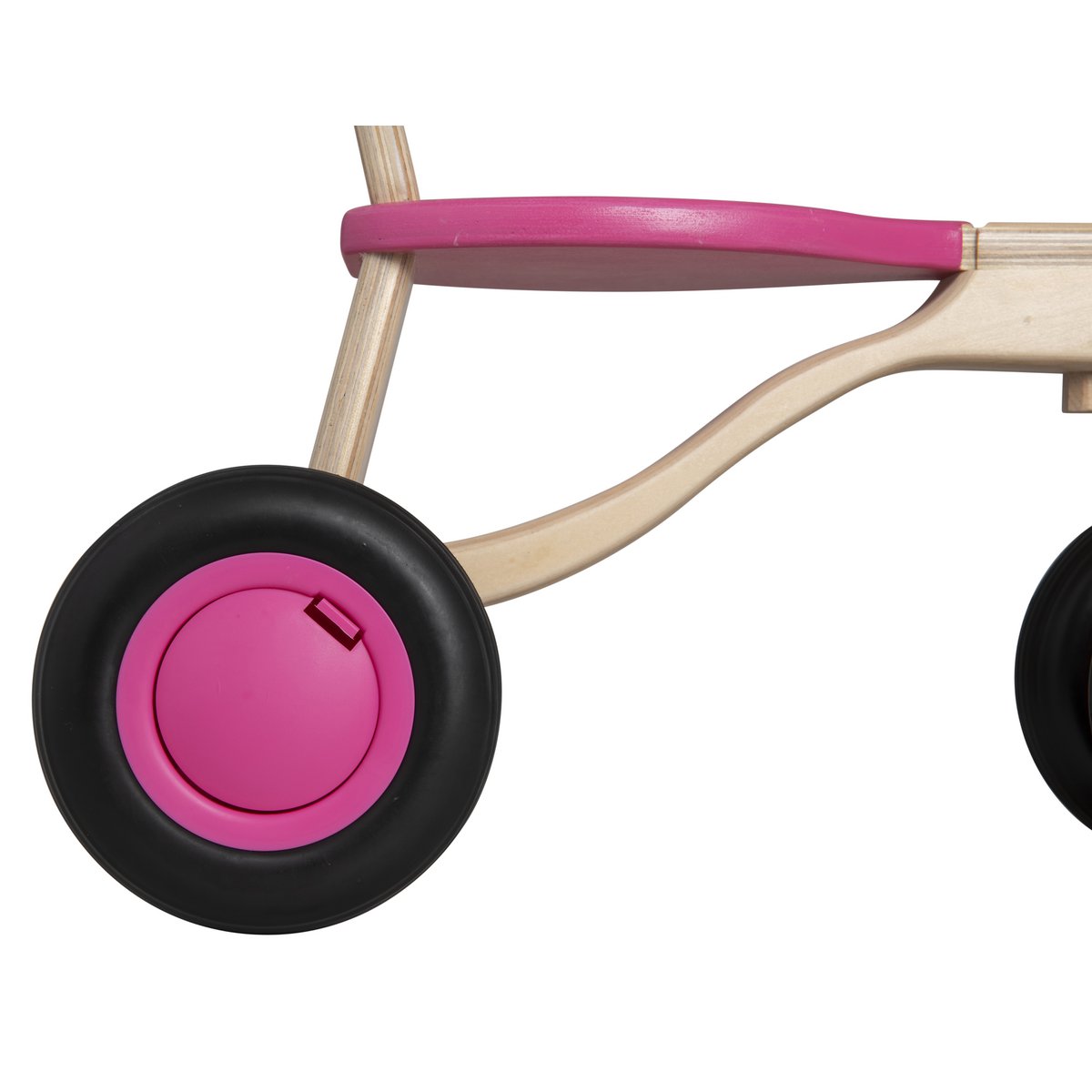 Van Dijk Toys Berken Houten Balance Bike From 1 Year - Pink