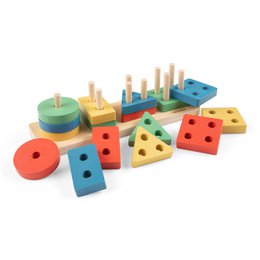Geometriske figurer puslespil