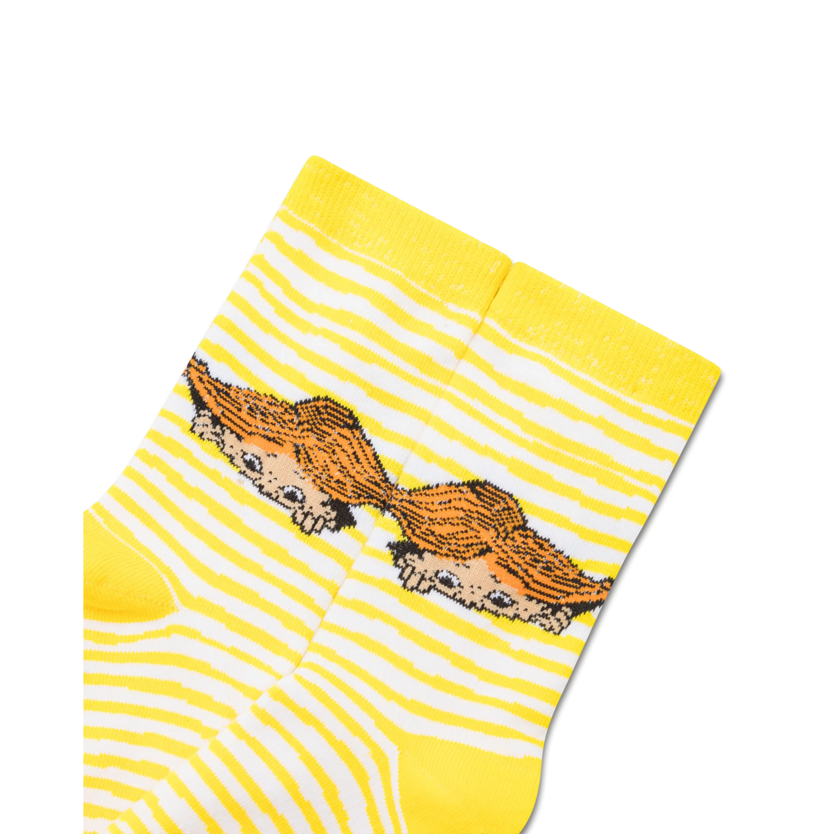 koaa – Pippi Calzelunghe Stripes – Easy Calzini giallo/bianco