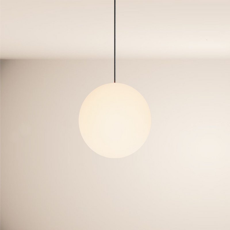s.luce Orb glazen bol galerijlamp 500cm ophanging zwart